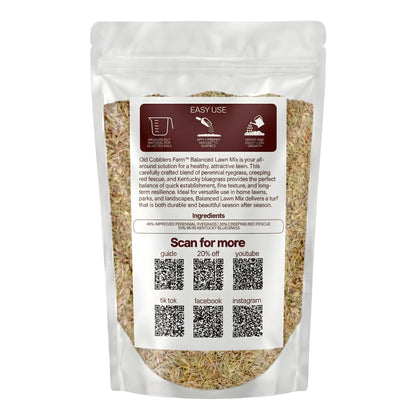 Wicked Tuff Turf Balanced Lawn Seed Mix - Contractor’s Mix