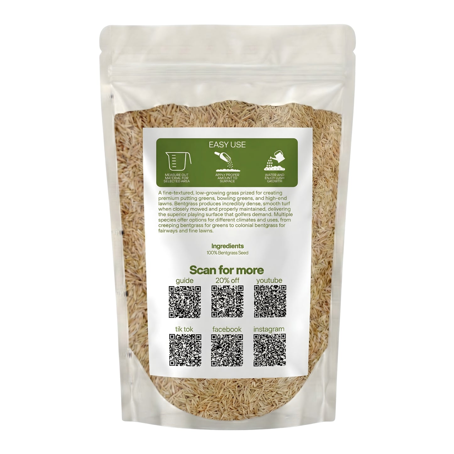 Wicked Tuff Turf Bentgrass Seed