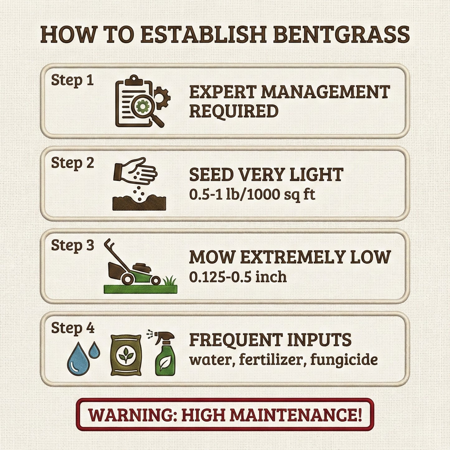 Wicked Tuff Turf Bentgrass Seed