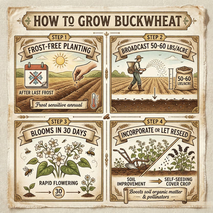 Wicked Tuff Turf Buckwheat Seed