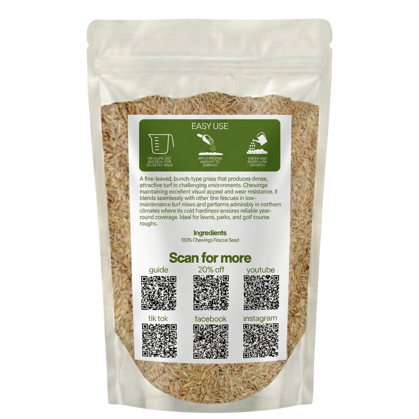 Wicked Tuff Turf Chewings Fescue Seed