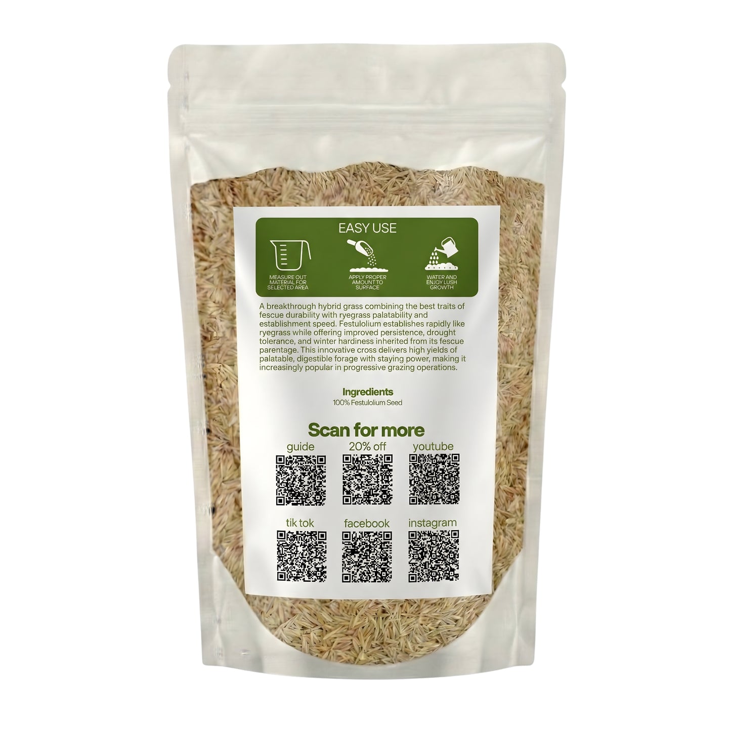 Wicked Tuff Turf Festulolium Seed