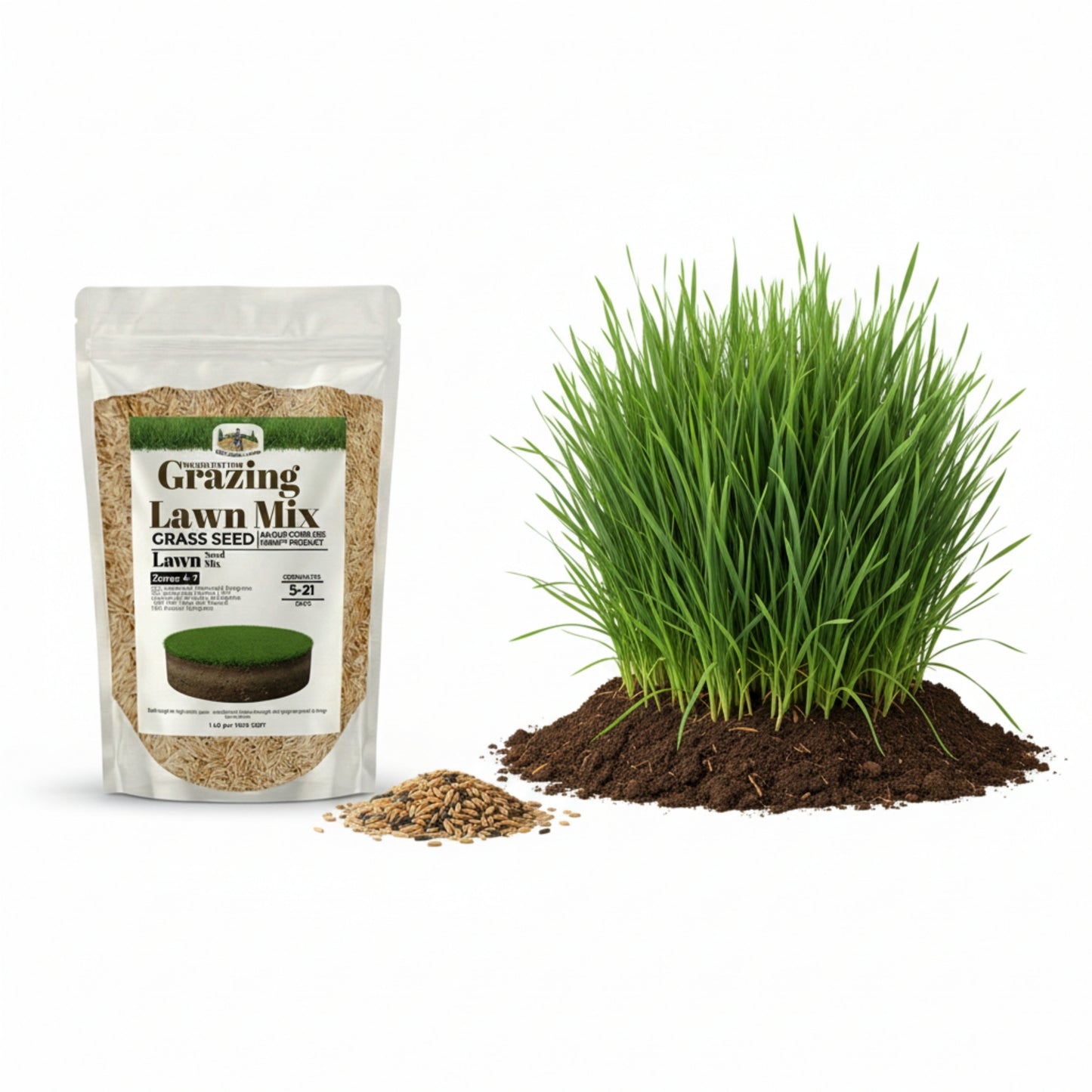 Wicked Tuff Turf Grazing Lawn Seed Mix