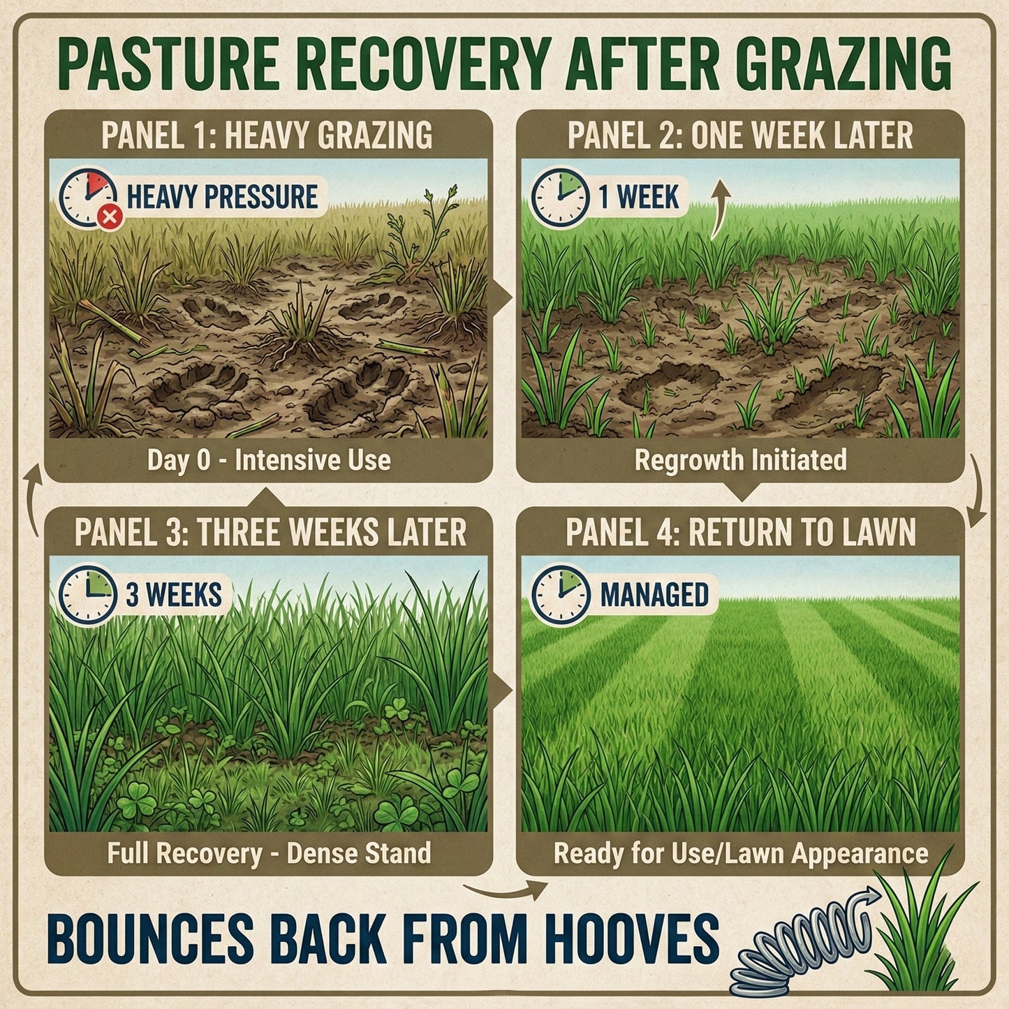 Wicked Tuff Turf Grazing Lawn Seed Mix