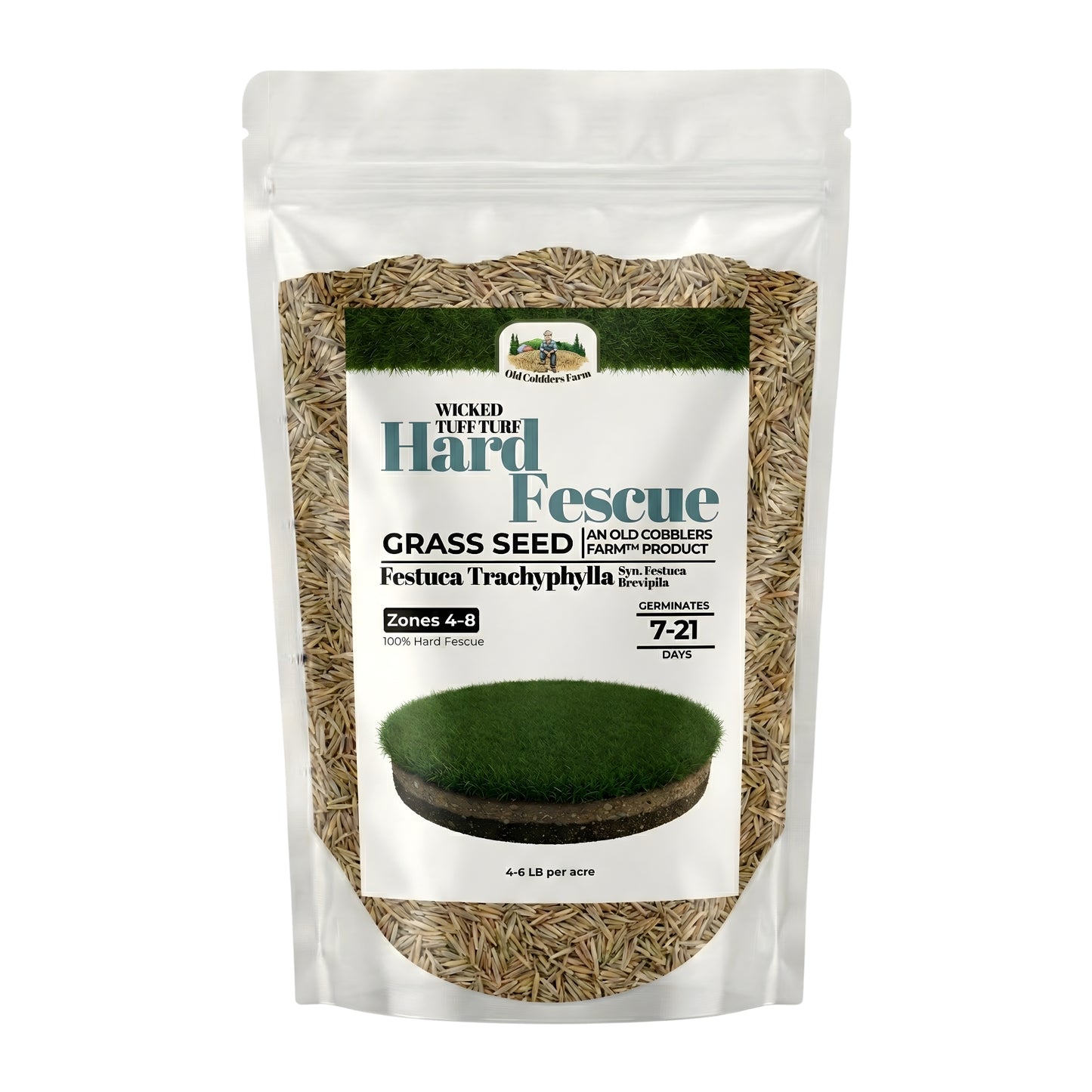 Wicked Tuff Turf Hard Fescue Seed
