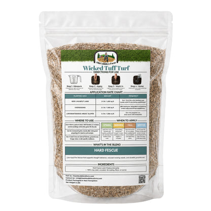 Wicked Tuff Turf Hard Fescue Seed