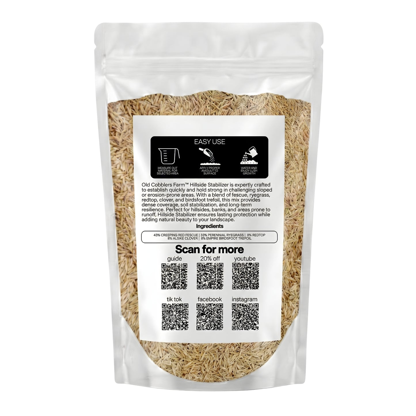 Wicked Tuff Turf Hillside Stabilizer Seed
