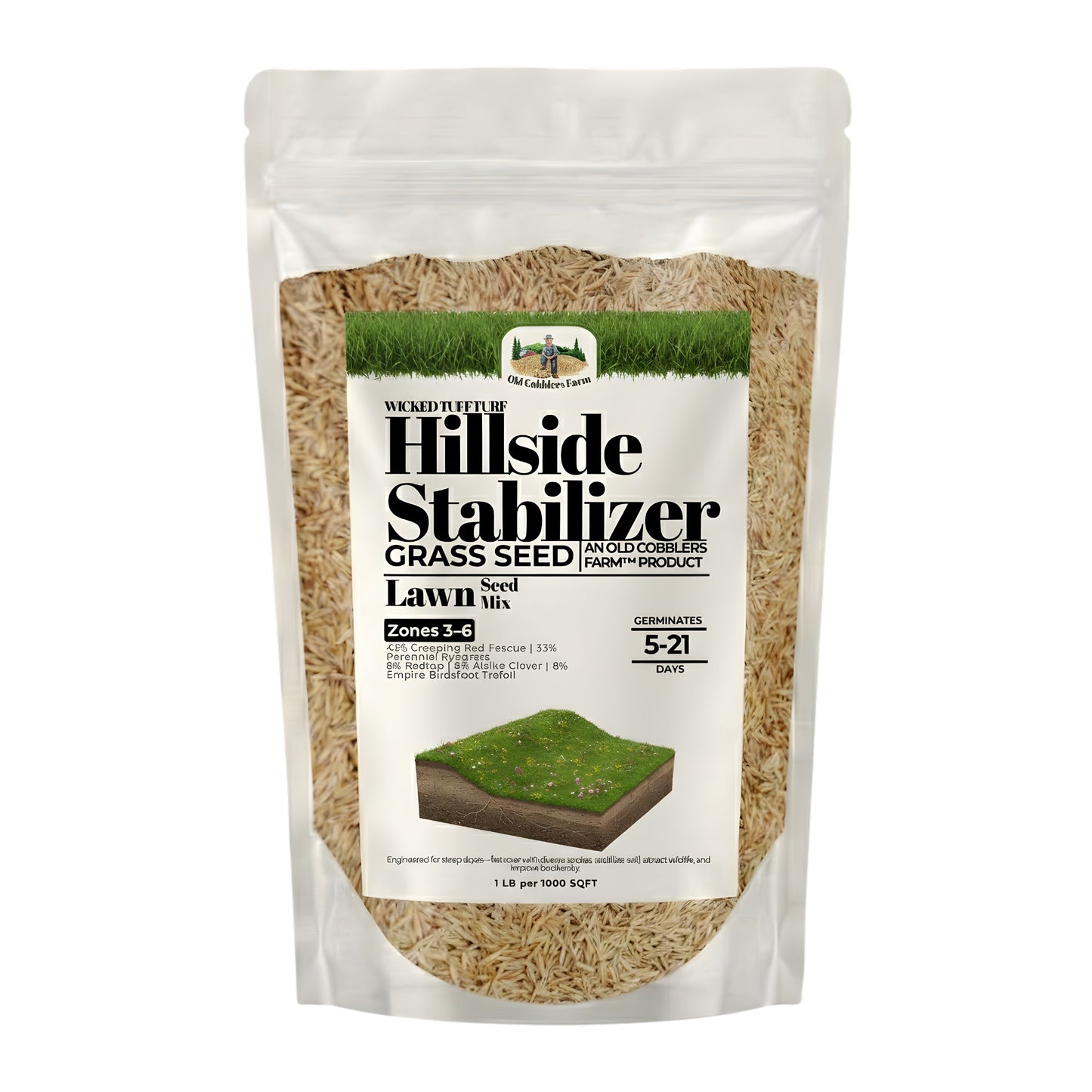 Wicked Tuff Turf Hillside Stabilizer Seed