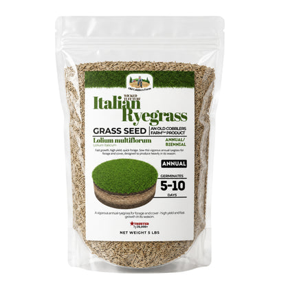 Wicked Tuff Turf Italian Ryegrass Seed - Old Cobblers Farm