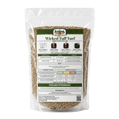 Wicked Tuff Turf Italian Ryegrass Seed