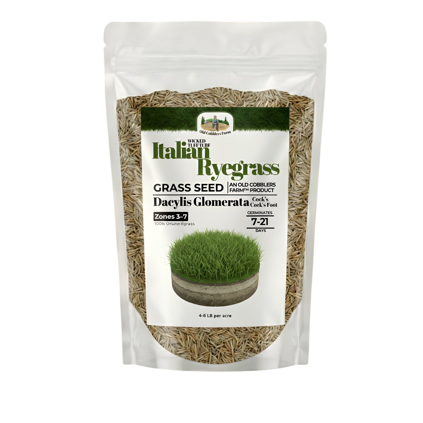 Wicked Tuff Turf Italian Ryegrass Seed