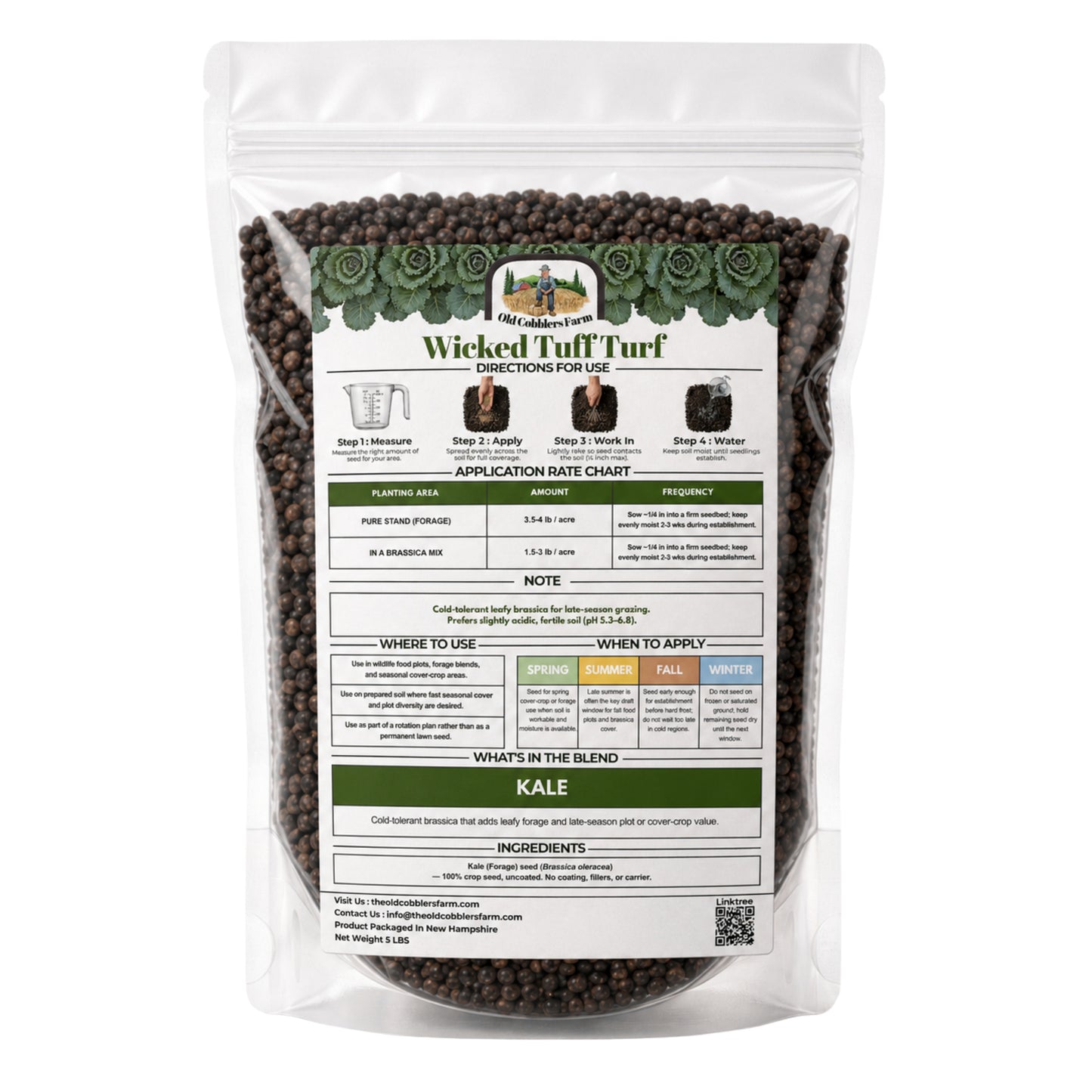 Wicked Tuff Turf Kale Seed