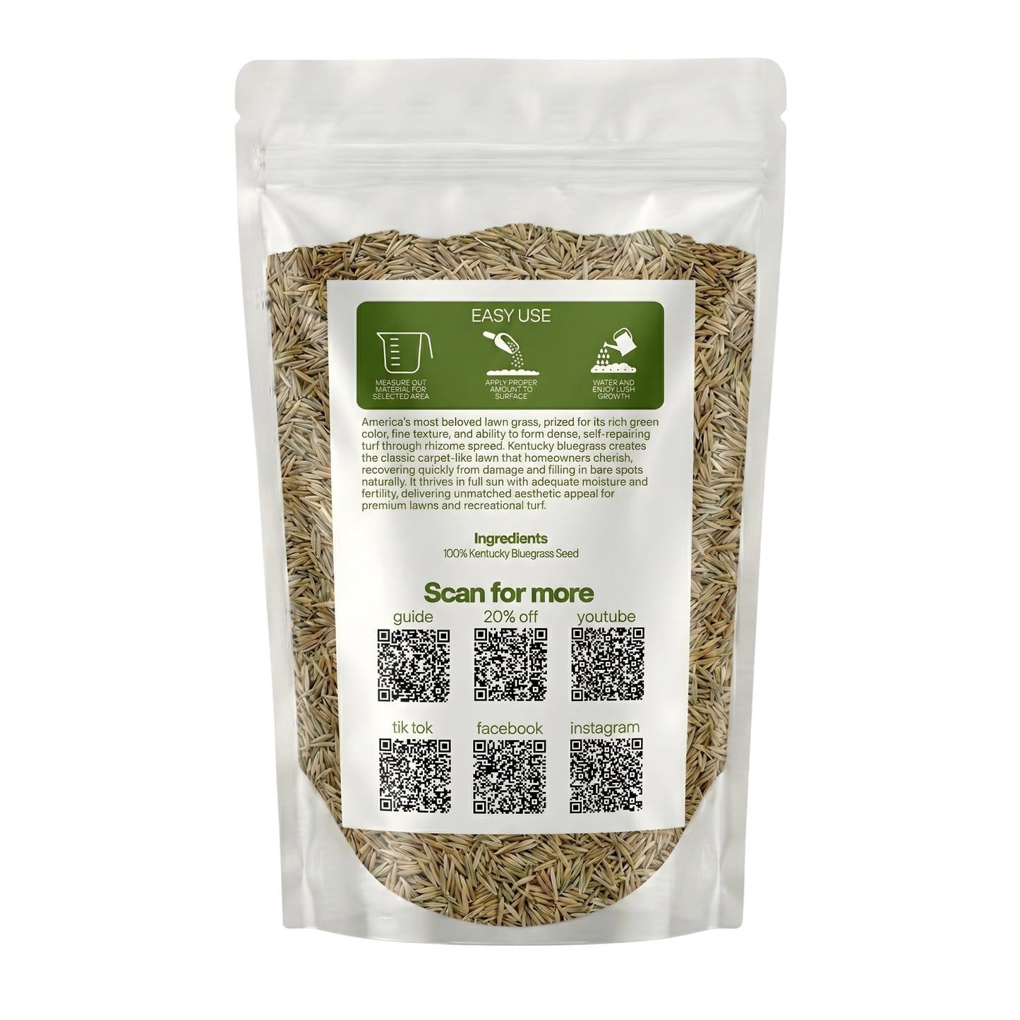 Wicked Tuff Turf Kentucky Bluegrass Seed