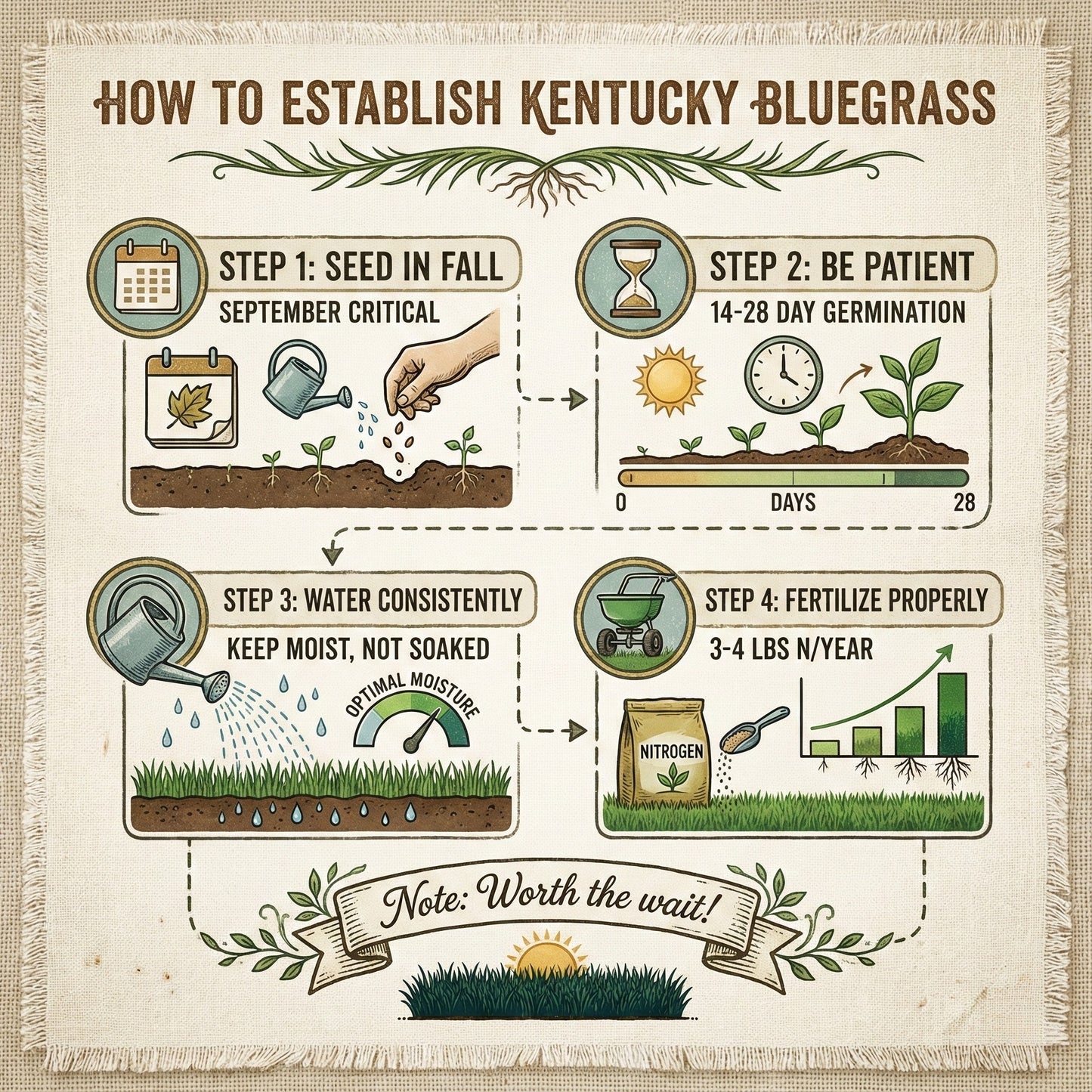 Wicked Tuff Turf Kentucky Bluegrass Seed