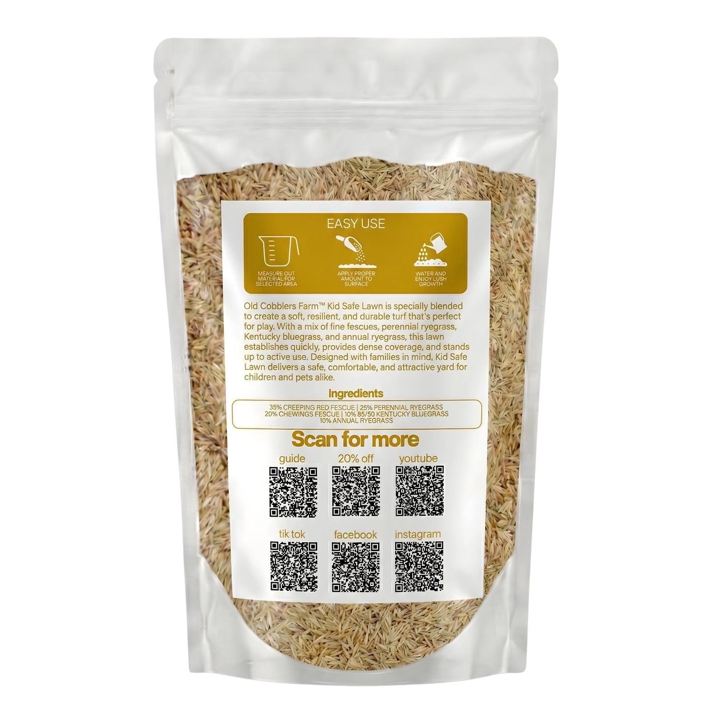 Wicked Tuff Turf Kid Safe Lawn Seed