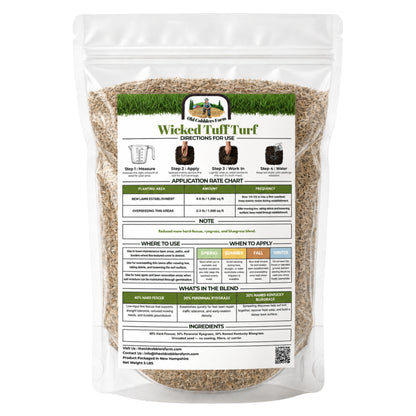Wicked Tuff Turf Low Grow Seed Mix