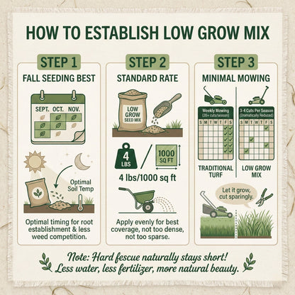 Wicked Tuff Turf Low Grow Seed Mix