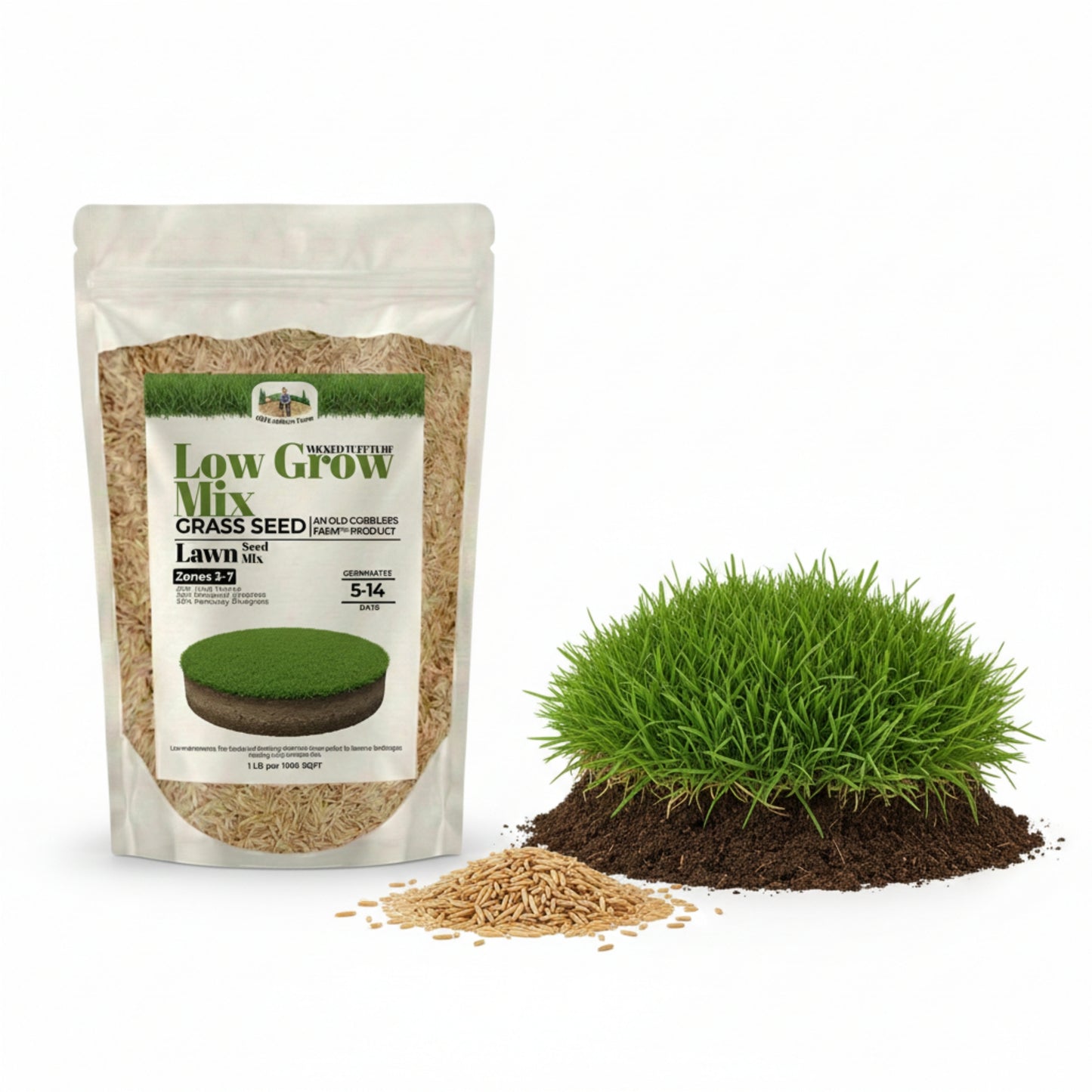 Wicked Tuff Turf Low Grow Seed Mix