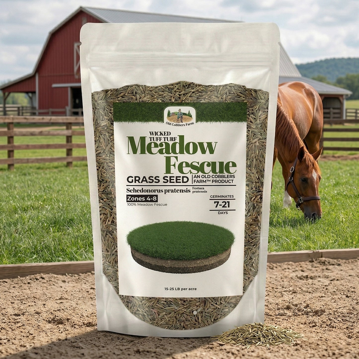 Wicked Tuff Turf Meadow Fescue Seed