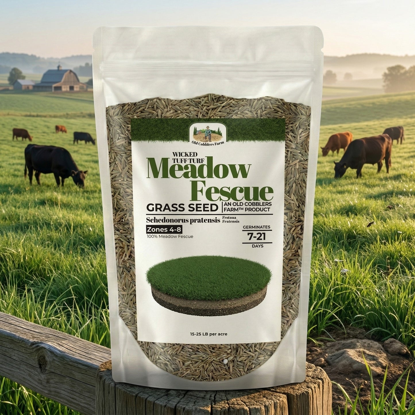 Wicked Tuff Turf Meadow Fescue Seed