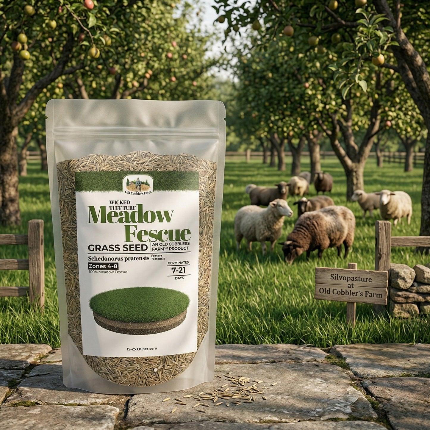 Wicked Tuff Turf Meadow Fescue Seed