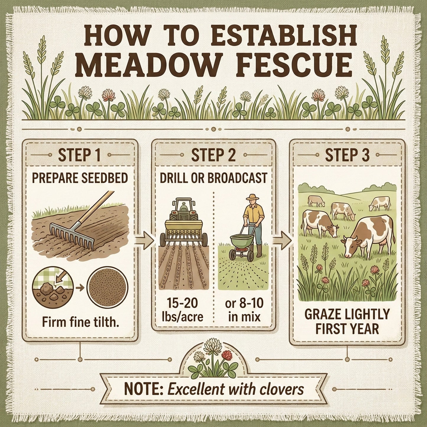 Wicked Tuff Turf Meadow Fescue Seed