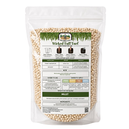 Wicked Tuff Turf Millet Seed