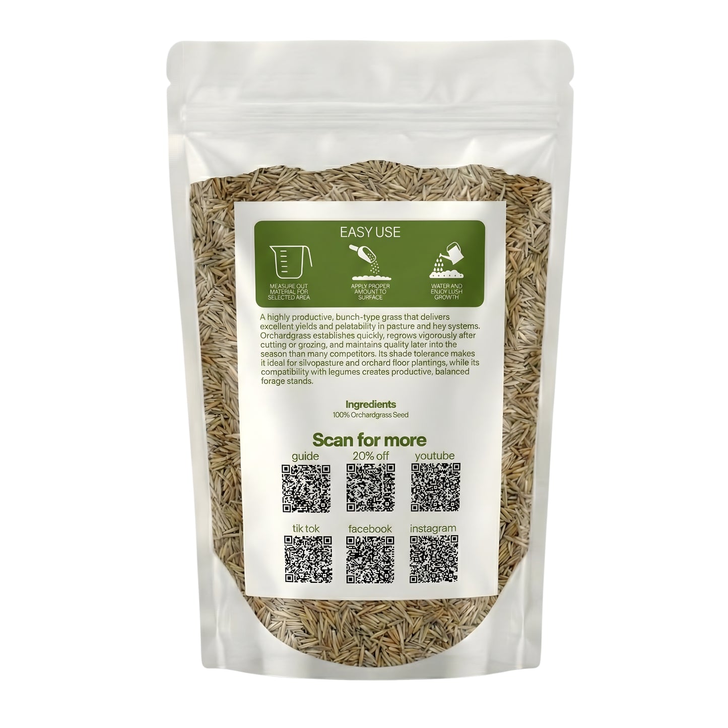 Wicked Tuff Turf Orchardgrass Seed