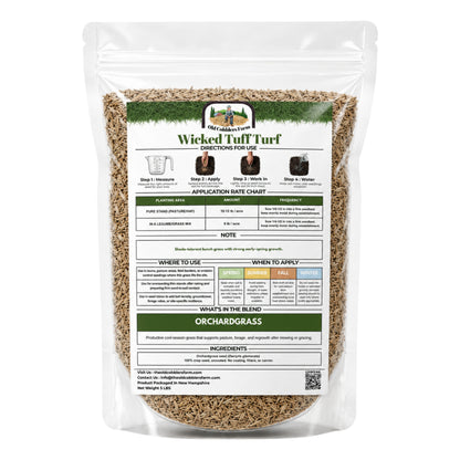Wicked Tuff Turf Orchardgrass Seed