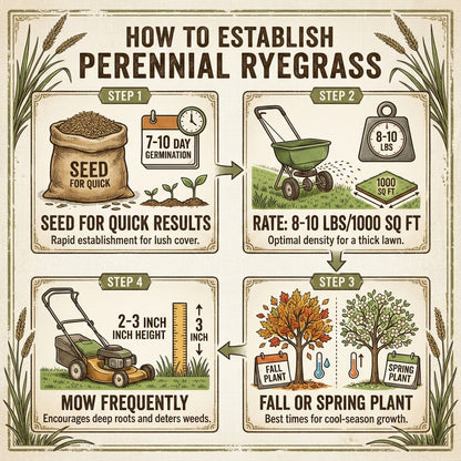 Wicked Tuff Turf Perennial Ryegrass Seed
