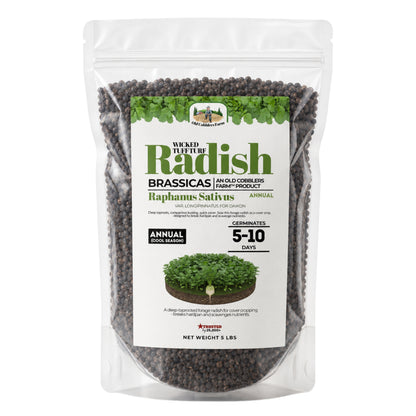 Wicked Tuff Turf Radish Seed - Old Cobblers Farm