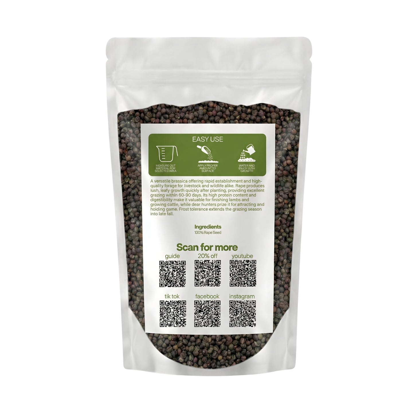 Wicked Tuff Turf Rape Seed