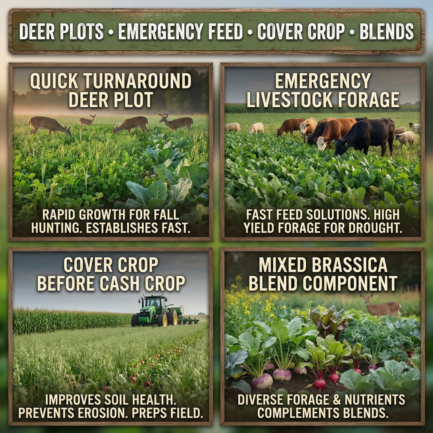 Wicked Tuff Turf Rape Seed