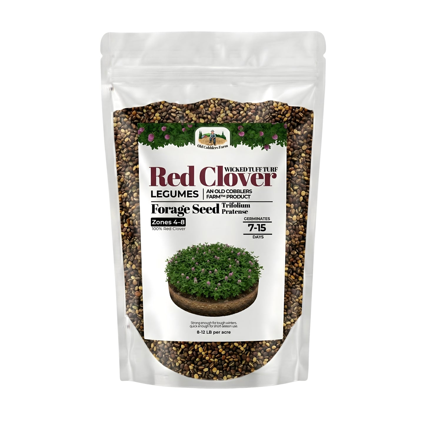 Wicked Tuff Turf Red Clover Seed