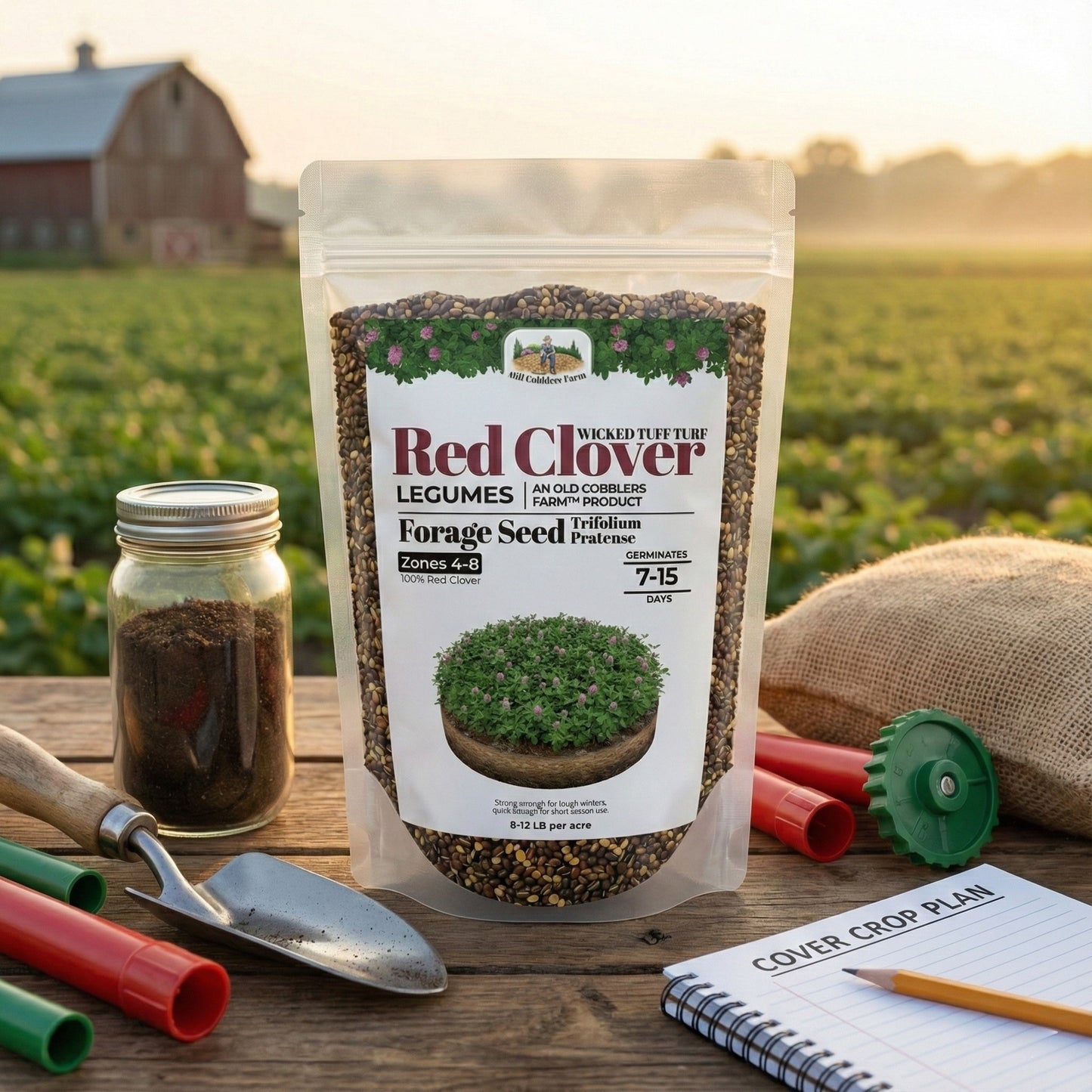 Wicked Tuff Turf Red Clover Seed