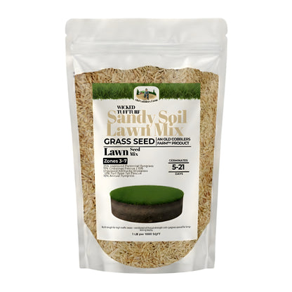 Wicked Tuff Turf Sandy Soil Lawn Seed Mix