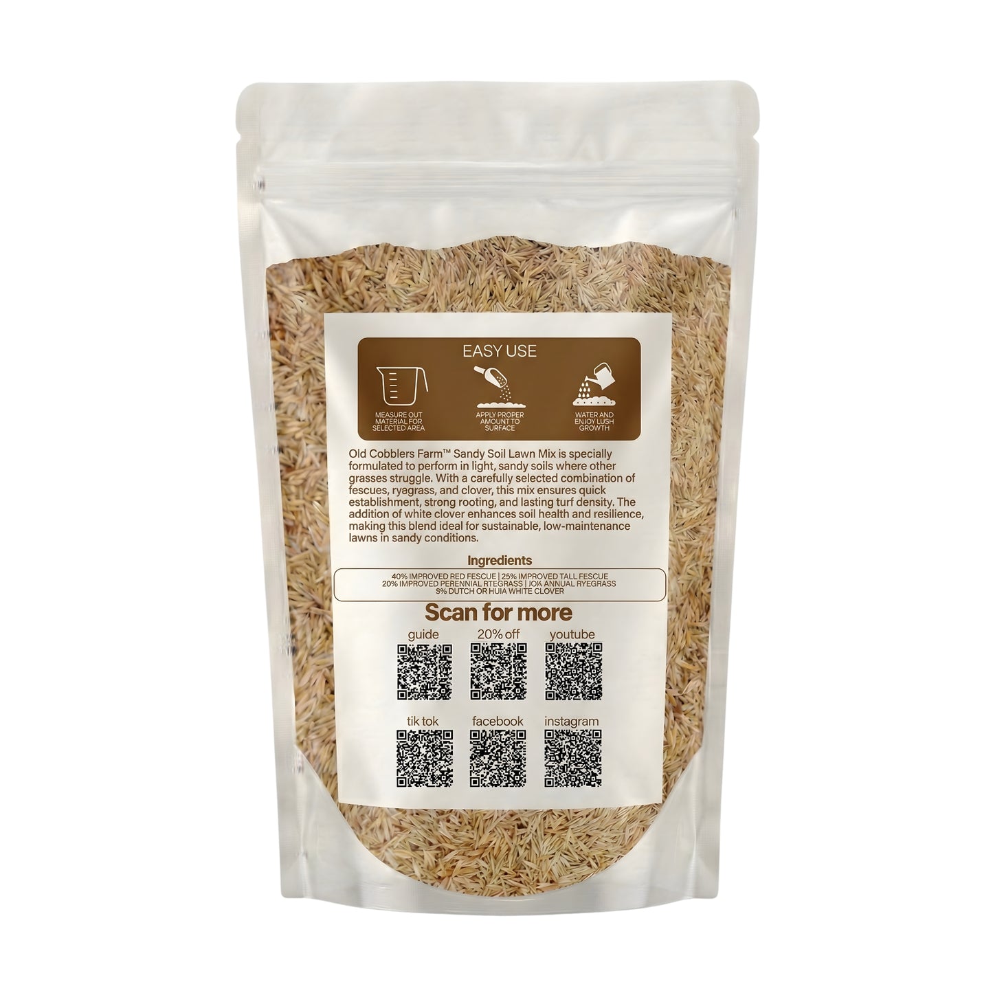Wicked Tuff Turf Sandy Soil Lawn Seed Mix
