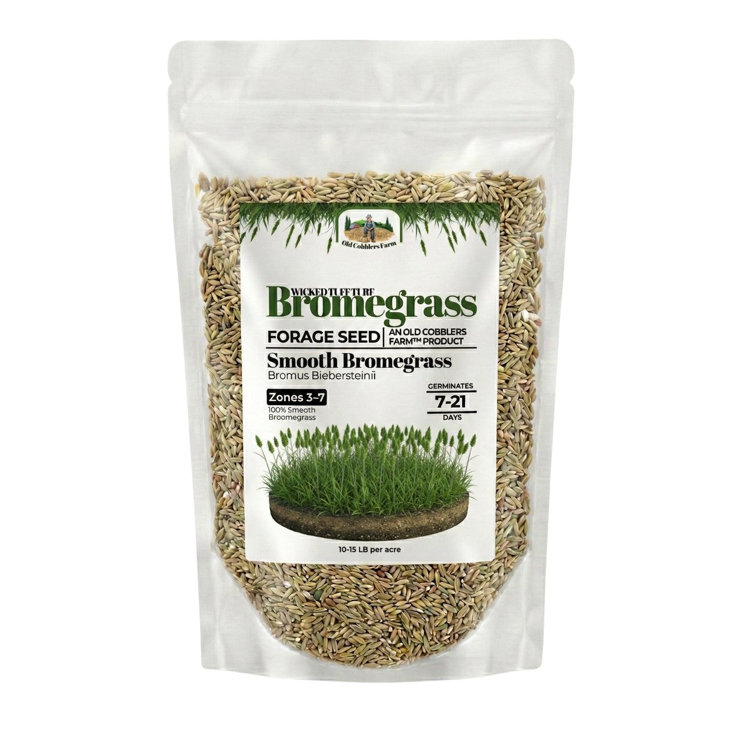 Wicked Tuff Turf Bromegrass Seed - Smooth