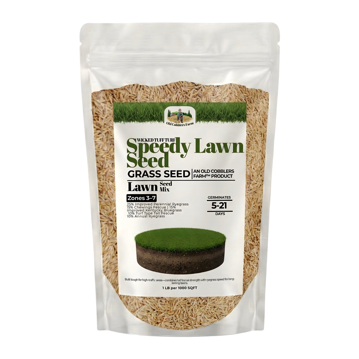 Wicked Tuff Turf Speedy Lawn Seed