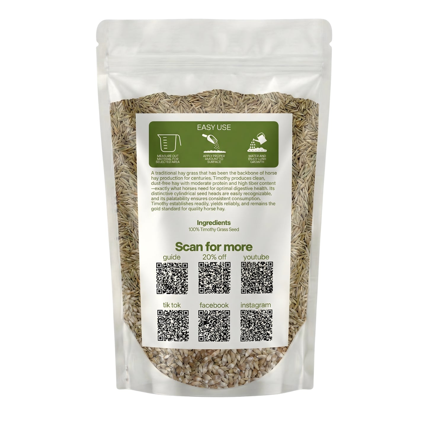 Wicked Tuff Turf Timothy Grass Seed