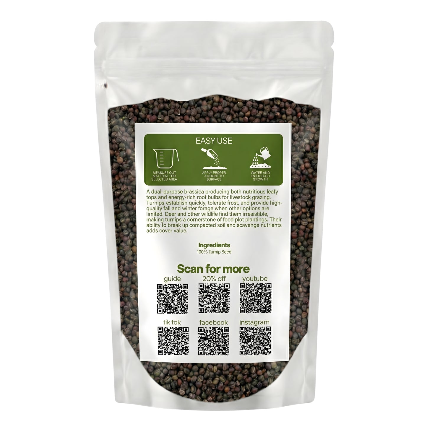 Wicked Tuff Turf Turnip Seed