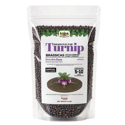 Wicked Tuff Turf Turnip Seed - Old Cobblers Farm