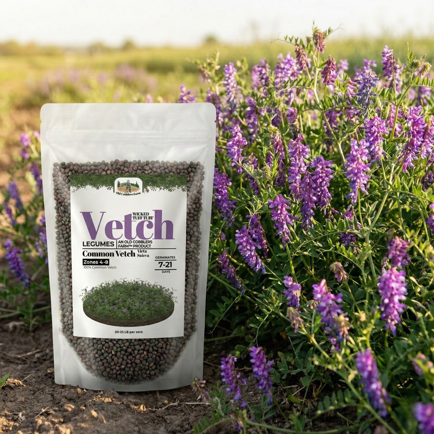 Wicked Tuff Turf Common Vetch Seed - Vicia Sativa