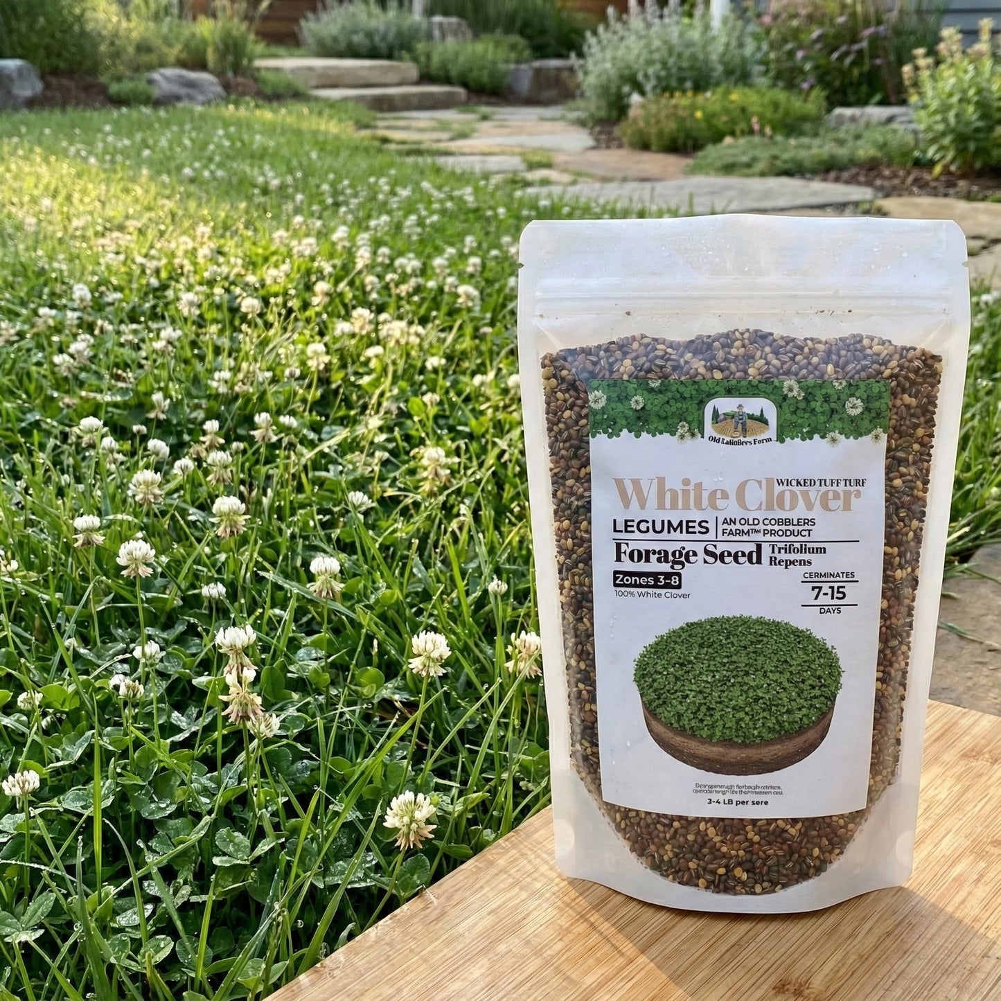 Wicked Tuff Turf White Clover Seed