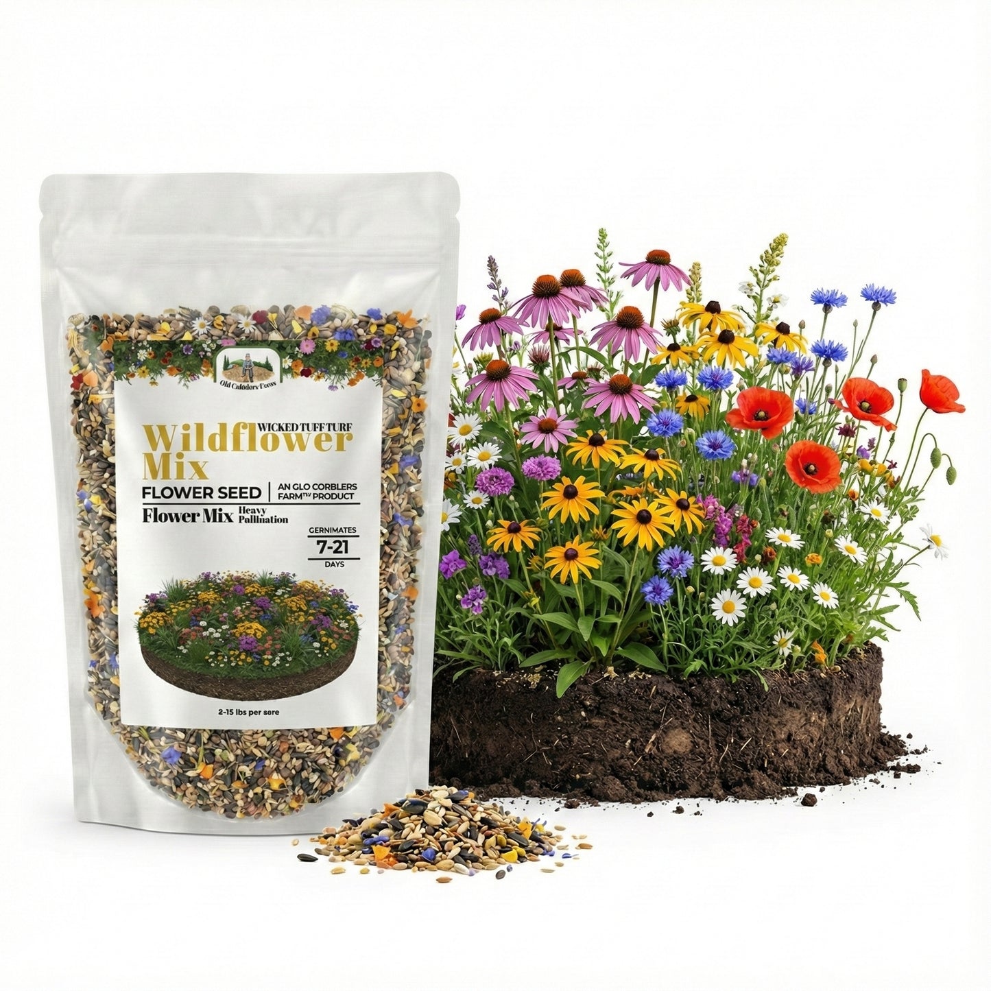 Wicked Tuff Turf Wildflower Mix Seed