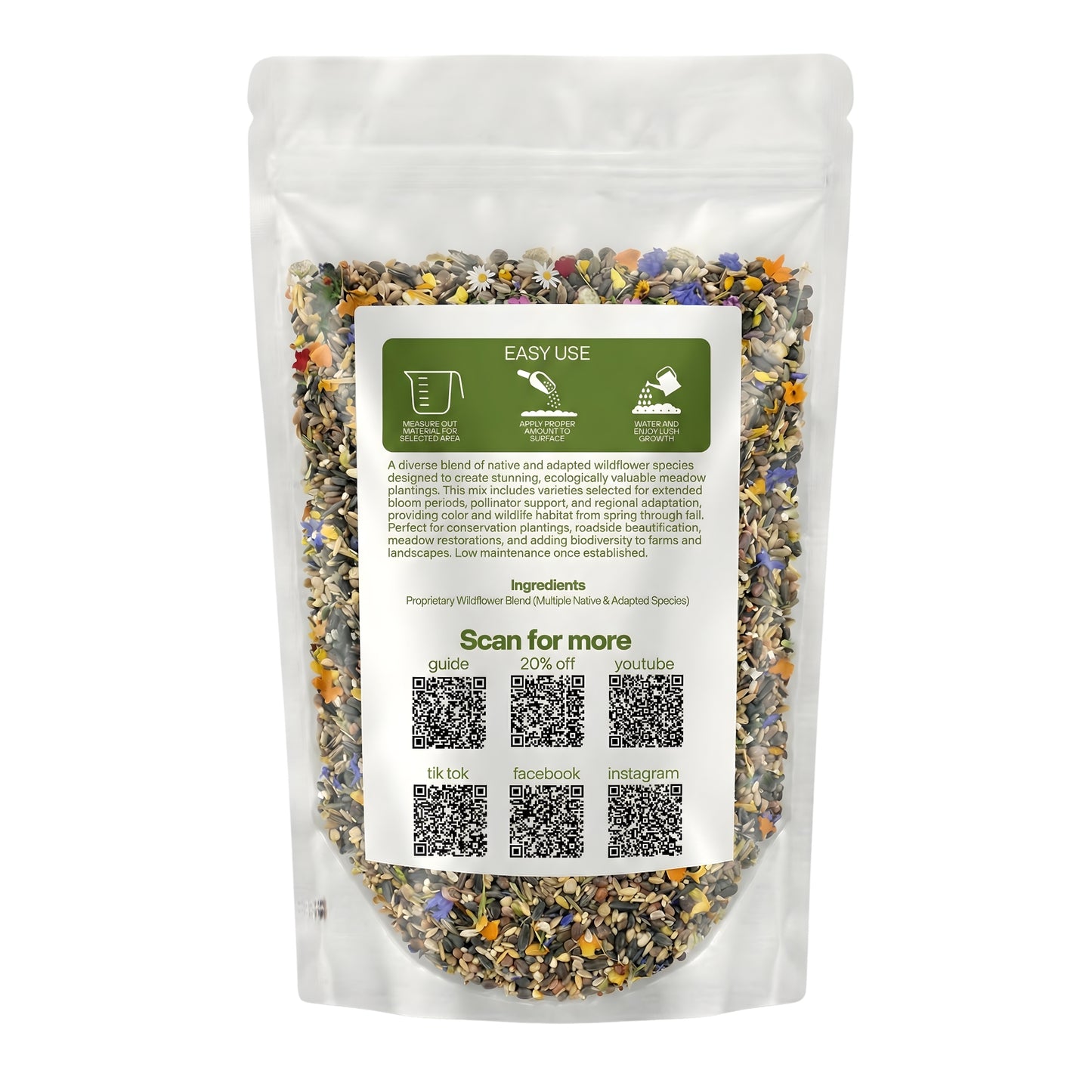 Wicked Tuff Turf Wildflower Mix Seed