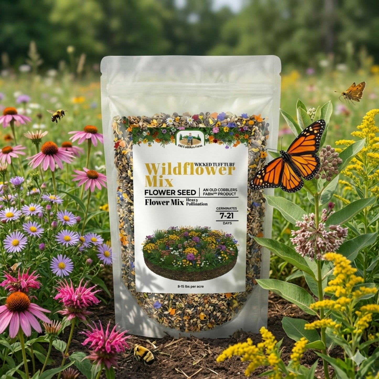 Wicked Tuff Turf Wildflower Mix Seed