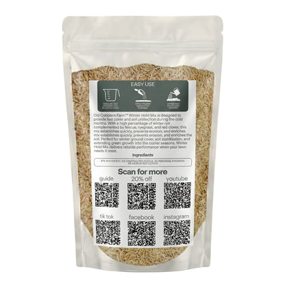 Old Cobblers Farm™ Wicked Tuff Turf Winter Hold Mix - Grass Seed Lawn Mix
