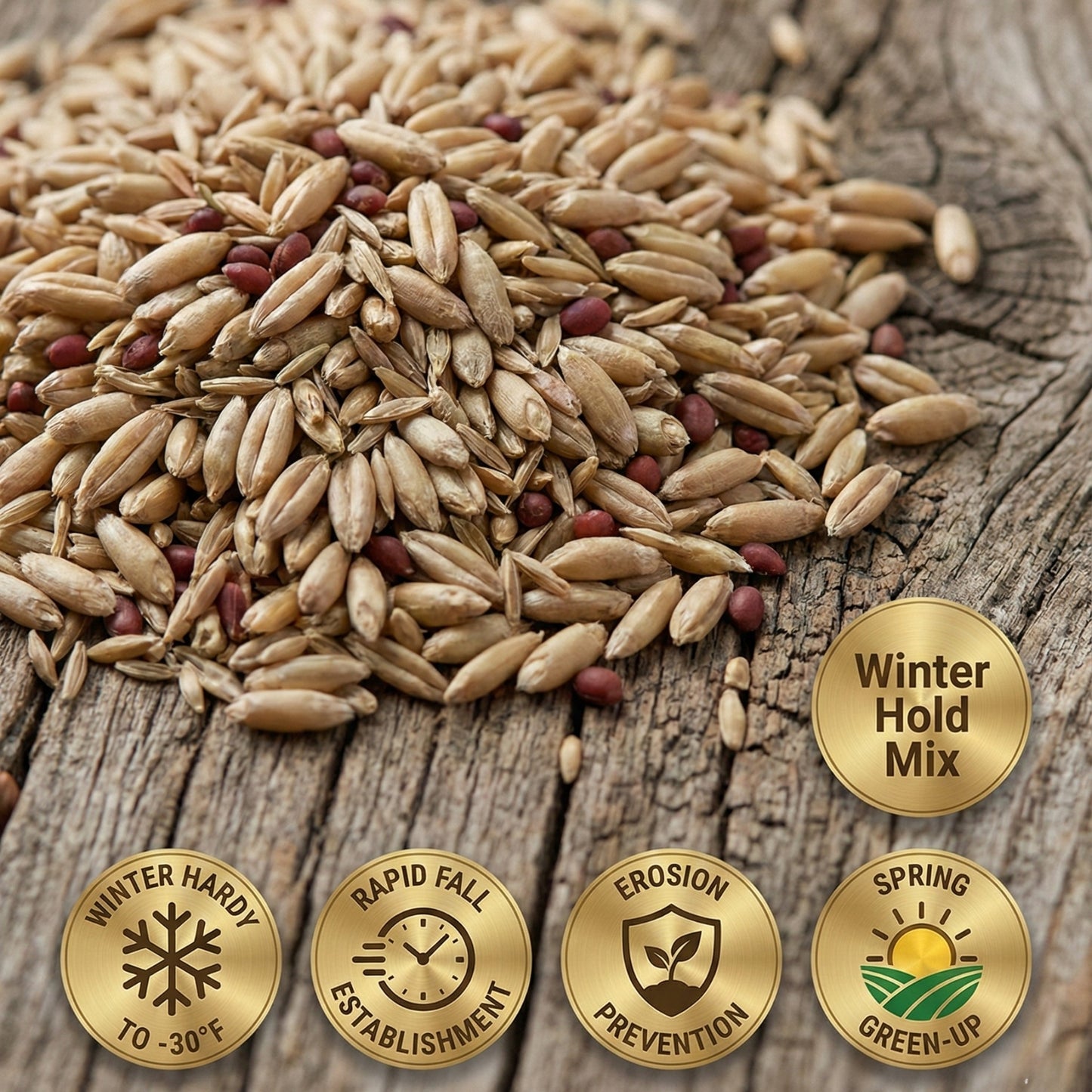 Old Cobblers Farm™ Wicked Tuff Turf Winter Hold Mix - Grass Seed Lawn Mix
