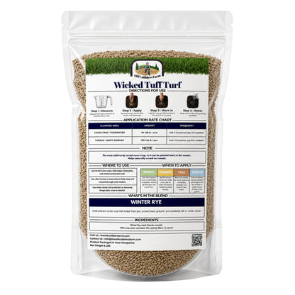 Wicked Tuff Turf Winter Rye Grass Seed